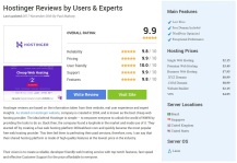 Hostinger reviews at Hosting.review