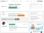 Hostinger reviews at TrustPilot.com